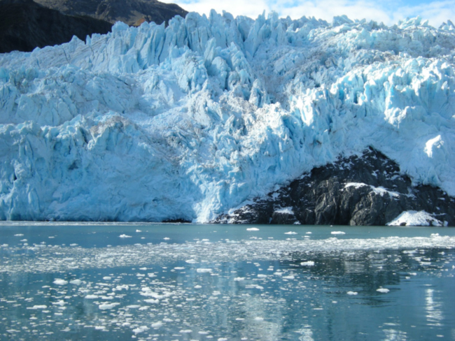 Aialik Glacier and floating ice