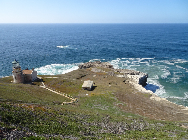 Looking west over Point Conception (photo by B. Byers)