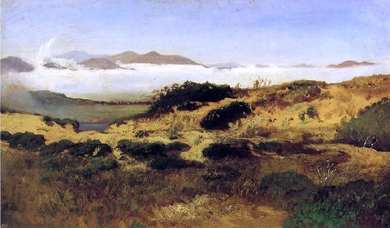 Sand Dunes and Fog, San Francisco. William Keith, circa 1880s